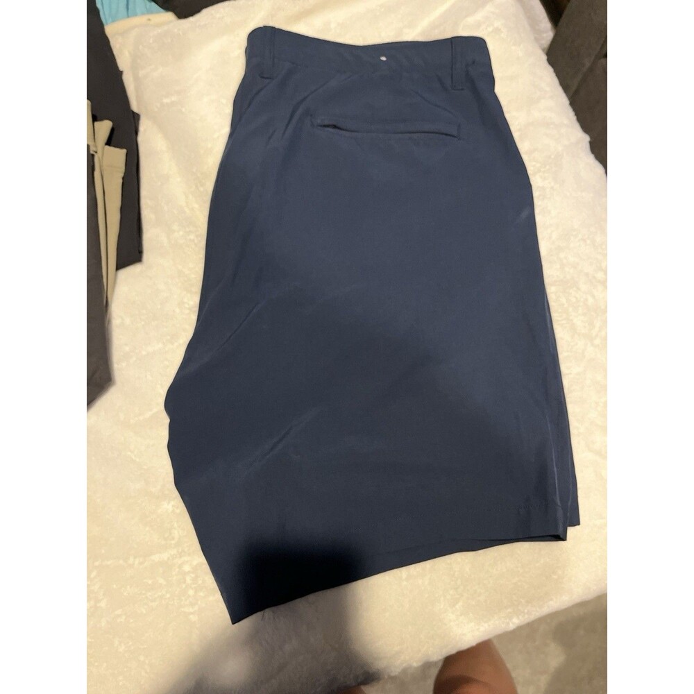 Berkley Jensen Golf Shorts Mens 42 Navy Blue Stretch Performance 10% Spandex